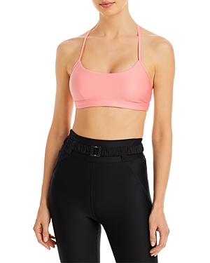Alo Yoga Airlift Intrigue Low-impact Sports Bra In Strawberry Lemonade
