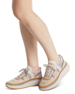 Women&#39;s Nama Woven Platform Low Top Sneakers