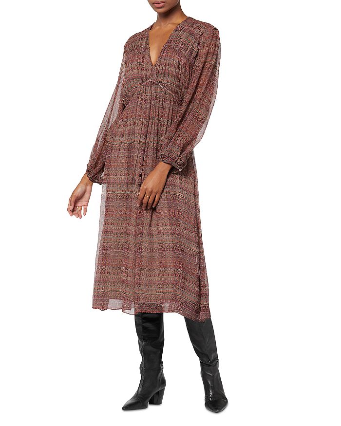 Joie Alquina Silk Midi Dress Bloomingdale s