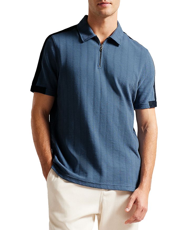 Ted Baker Abloom Regular Fit Textured Knit Polo | Bloomingdale's