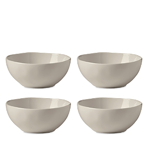 Shop Lenox Bay Colors All Purpose Bowls, Set Of 4 In Gray