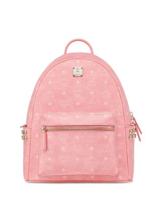 MCM Stark Backpack in Pink Monogram Visetos Small Stark Side Studs Backpack in Visetos Pink | MCM ®US main image 3