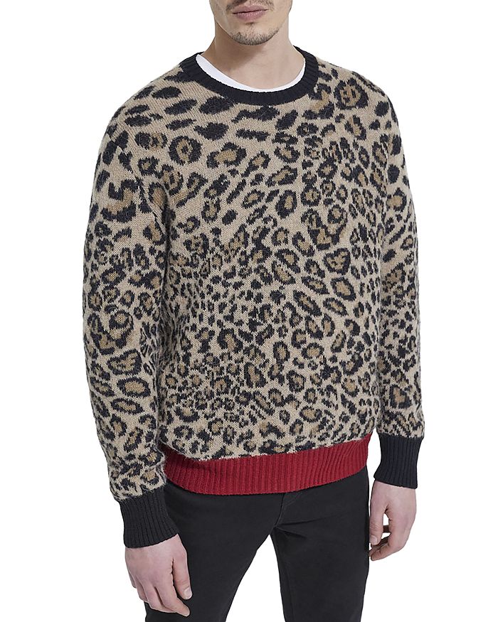 The Kooples Jacquard Leopard Sweater | Bloomingdale's