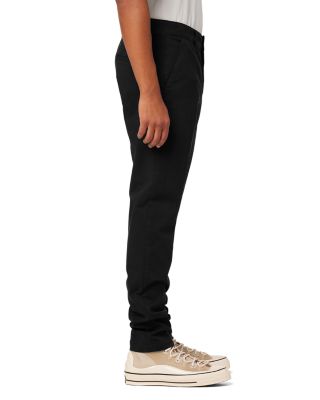 Classic Slim Straight Fit Chino Pants in Black