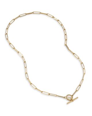 DY Madison Elongated Chain Necklace in 18K Yellow Gold, 20"
