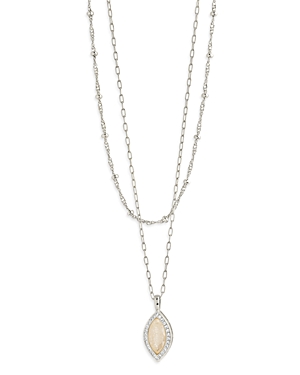 Sterling Forever Calla Layered Necklace, 18-20