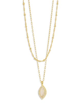 Sterling Forever - Calla Layered Necklace, 18"-20"