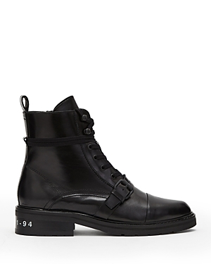 Allsaints Women's Donita Lace Up Boots In Black