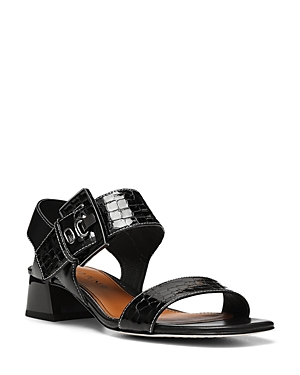Donald Pliner Vixi Block Heel Sandal In Black
