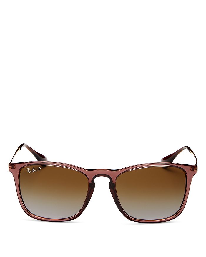 Ray-Ban Chris Polarized Square Sunglasses, 54mm | Bloomingdale's