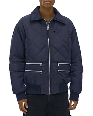 Helmut Lang quilted aviator jacket