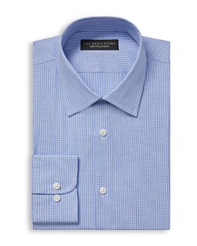 The Men's Store at Bloomingdale's - Slim Fit Micro Check Dress Shirt - 100% Exclusive