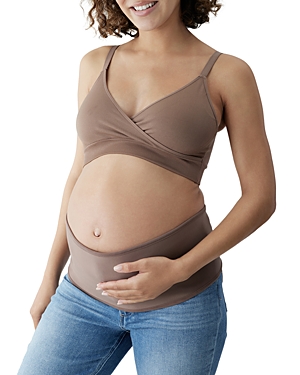 Ingrid & Isabel Maternity Belly Support Belt In Deep Taupe