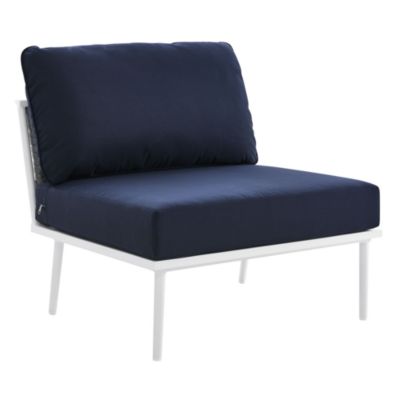 Stance Outdoor Patio Aluminum Armless Chair