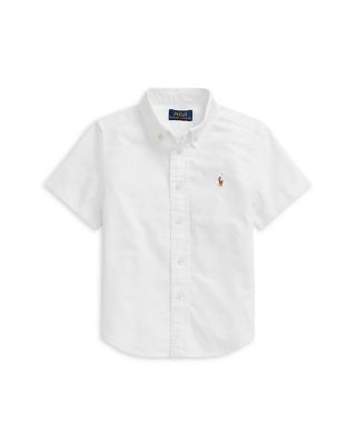 Boys' Cotton Oxford Short Sleeve Shirt - Little Kid