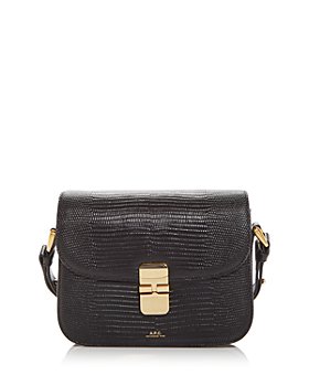 A.P.C. - Grace Small Lizard Embossed Leather Crossbody