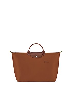 Cloth handbag Longchamp Brown in Cloth - 10212519
