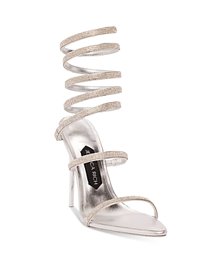 Jessica Rich Women's Candy Wrapping Ankle Strap High Heel Sandals