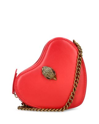 KENSINGTON HEART X BODY Black Heart Quilted Leather Cross Body by KURT  GEIGER LONDON