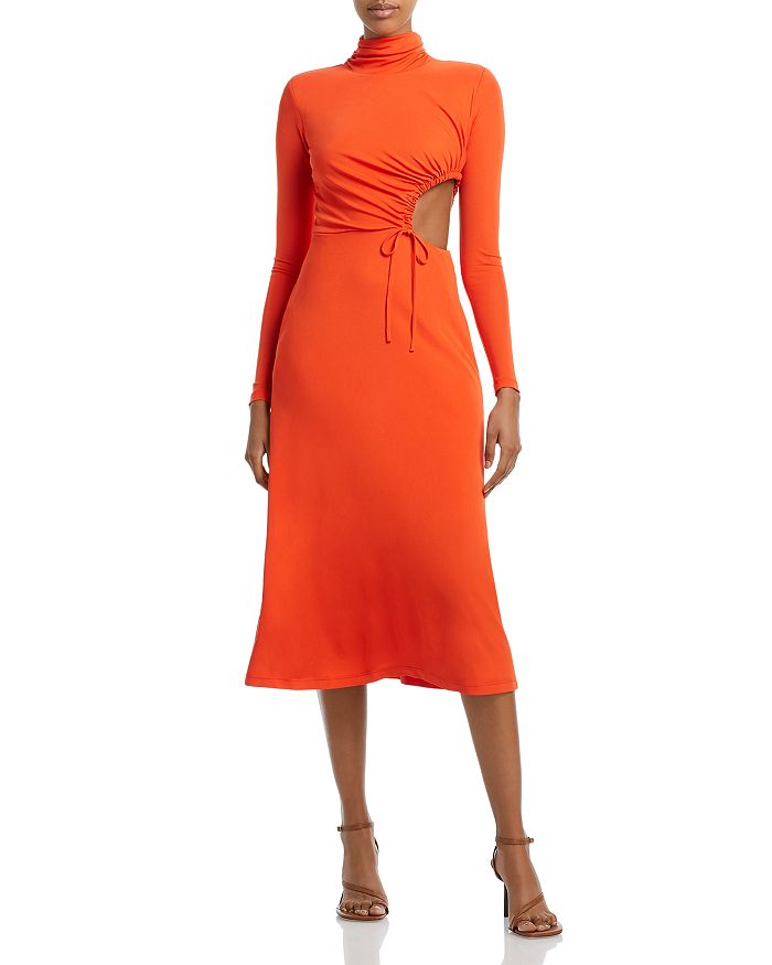 Undra Celeste New York Turtleneck Cutout Dress | Bloomingdale's