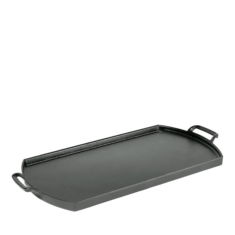Lodge Blacklock Cast Iron Double Griddle In Black