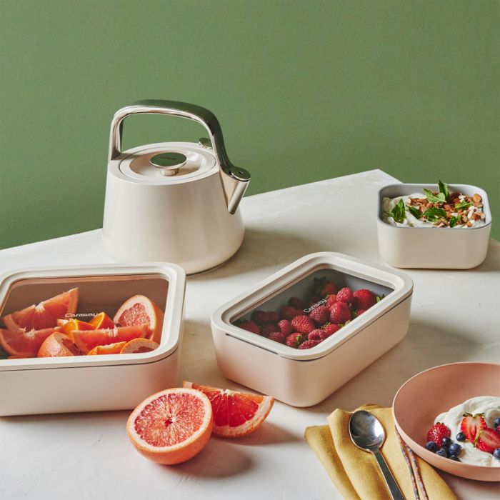 14-Piece Ceramic Coated Glass Food Storage Set