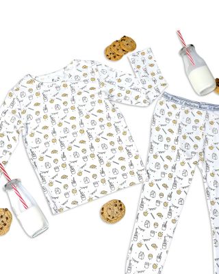 Unisex Milk & Cookies Pajama Set - Baby, Little Kid