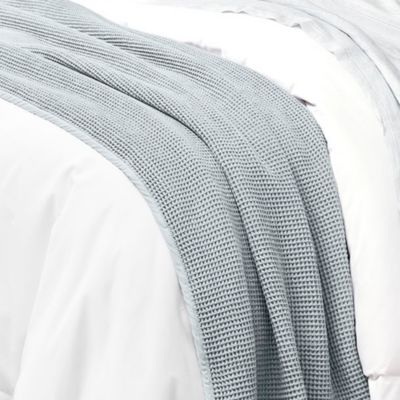 Waffle Organic Cotton Bed Blanket, Twin/Twin XL