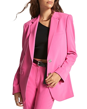 Michael Michael Kors Michael Kors Single-breasted Two-button Blazer In Cerise