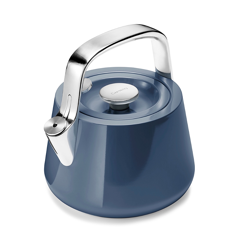 Caraway Whistling Tea Kettle In Navy