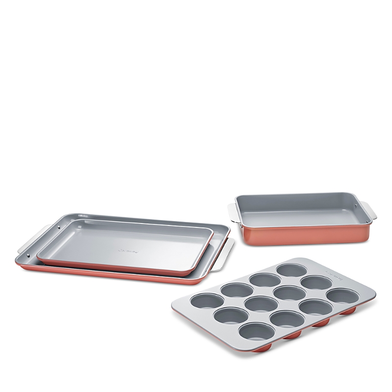 Caraway 4 Pc Nonstick Mini Baking Set In Red