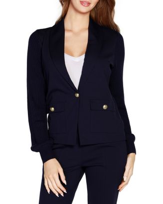 Mixed Media Blazer