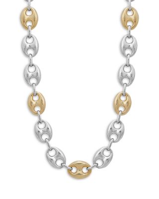 Alberto Amati Mariner Link 14K Yellow Gold & Sterling Silver Necklace, 36