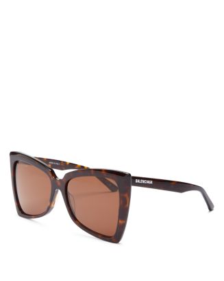Balenciaga Butterfly Sunglasses, 57mm | Bloomingdale's