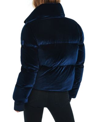 【SAM NEW YORK】☆お洒落☆ VELVET SOPHIA SAM. Sophia Velvet Puffer Jacket | Bloomingdale's