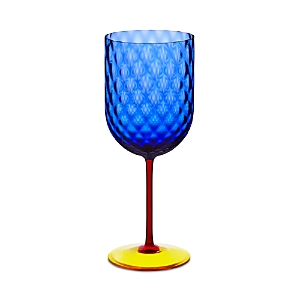 Dolce & Gabbana Casa Red Wine Glass In Blue Multi