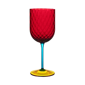 Shop Dolce & Gabbana Casa Red Wine Glass In Red Multi