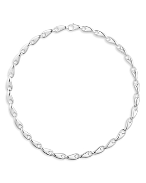 Georg Jensen Reflect Sterling Silver Medium Link Necklace, 19.29