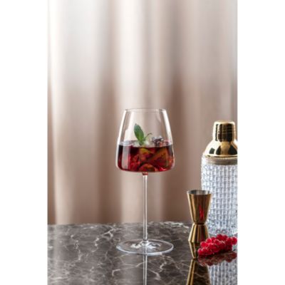 Metro Chic Red Wine Glasses, Set of 2