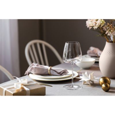 Metro Chic White Wine Glasses, Set of 2