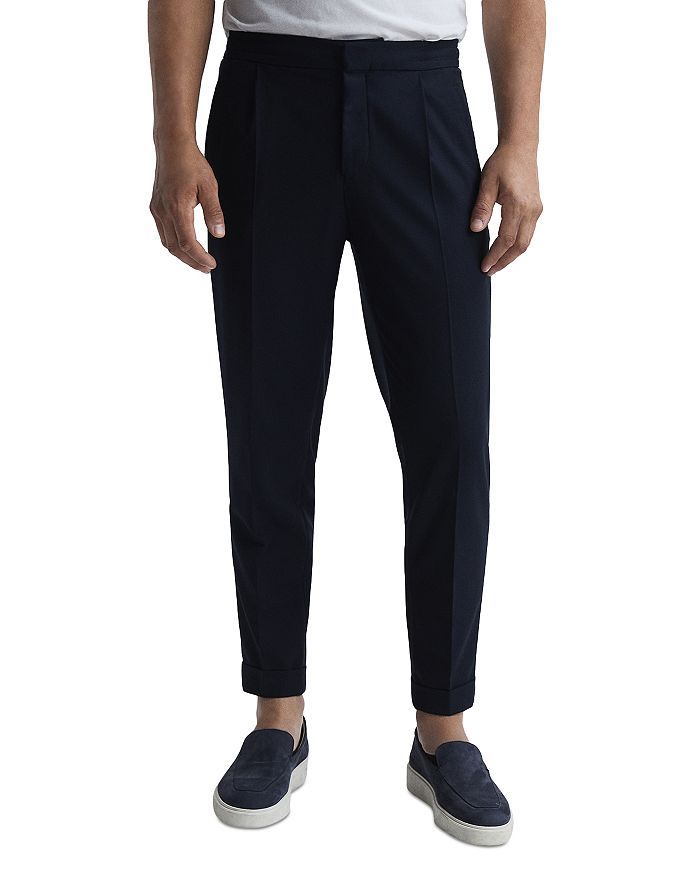 REISS Brighton Pleated Relaxed Fit Pants Bloomingdale's