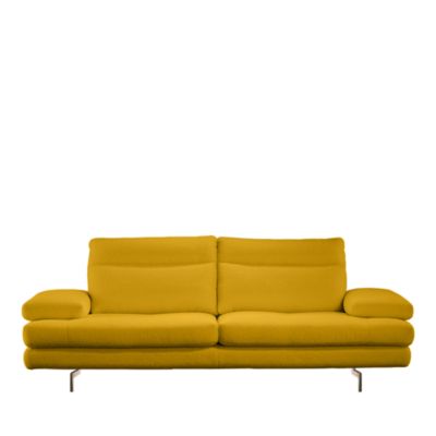 Sabrina Fabric Sofa, Metal Legs