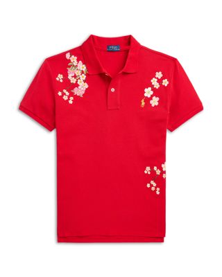 Ralph Lauren Cherry Blossom Embroidered Polo Shirt