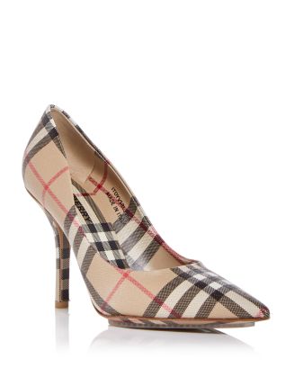 Burberry Women s Aubrey Vintage Check High Heel Pumps Bloomingdale s