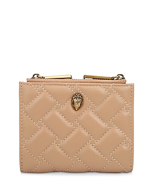 Kurt Geiger Mini Quilted Leather Purse In Light Pastel