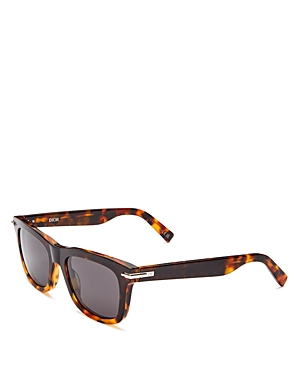 Dior Blacksuit S11i Square Sunglasses, 53mm In Havana/gray Solid