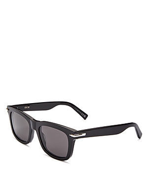 Shop Dior Blacksuit S11i Square Sunglasses, 53mm In Black/gray Solid