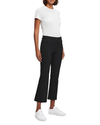 Cropped Kick Flare Pants