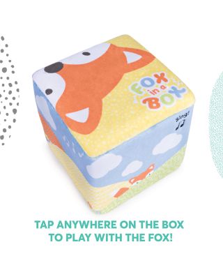 Baby GUND Fox in a Box Animated Plush Activity Toy - Ages 0+
