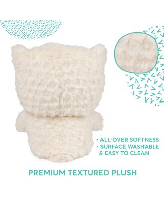 Baby Sleepy Eyes Owl Bedtime Soother Plush Night Light & Sound Machine, 8" - Ages 0+